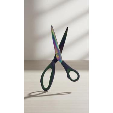 Imagem de Tesoura Titânio 21,5cm Corte Reto Precisão - Congratulations Store