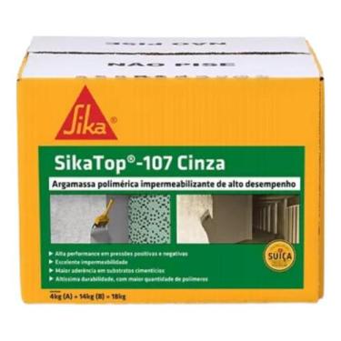 Imagem de Sika top 107 cinza caixa 18kg