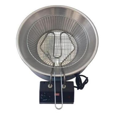 Imagem de Fritadeira Industrial Elétrica 7l Aço Inoxidável 220v voltagem:220v - 