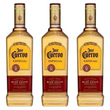 Imagem de Kit 03 Tequila Reposado Jose Cuervo Especial Garrafa 750ml