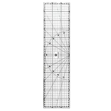 Imagem de Régua 15x60 Cm Em Acrílico Patchwork Artesanato