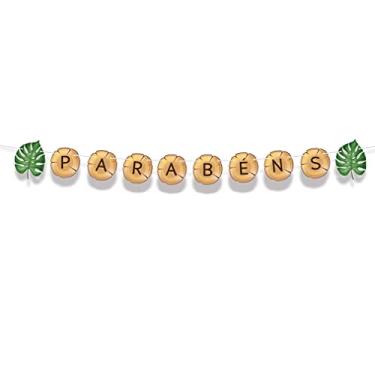 Imagem de Faixa Decorativa Safari Parabéns - 1,8m x 13cm