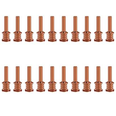 Imagem de KEMAO 20 pçs 420132 pontas de eletrodo de corte plasma adequado para PMX 30 Air Plasma Cutting Torch consumível