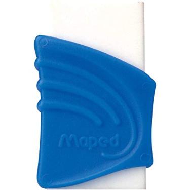 Imagem de Borracha Branca Precision C/Capa Plastica Azul - Pote com 24 Maped, Multicor