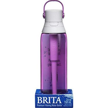 Imagem de Brita garrafa de água com filtro de filtragem premium de 680 ml – livre de BPA – orquídea