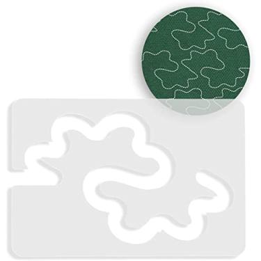 Imagem de Régua Gabarito Quilting Labirinto Caminho de Bêbado 20x13,5cm