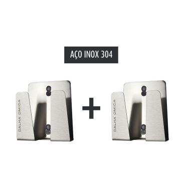 Imagem de Porta Esponja Inox Com Ventosa Suporte Multifuncional P/ Pia