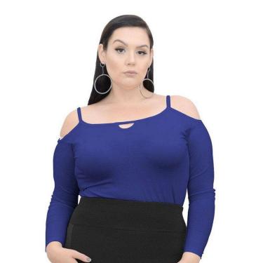 Imagem de Blusa Manga Longa Com Alça Fina