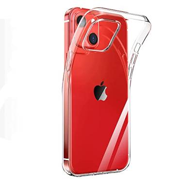 Imagem de Capa macia de silicone ultrafino cristalino para iPhone 14 13 12 Mini 11 Pro XS Max X XR SE 2022 2020 7 8 6S 6 Plus Capa traseira, para iPhone 5 5S SE