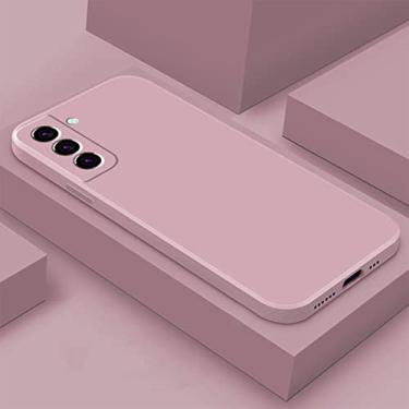 Imagem de Capa de silicone líquido para Samsung Galaxy S21 S22 Ultra S8 S9 S10 Nota 8 9 10 20 Plus A51 A52 Capa à prova de choque TPU, rosa, para S8 Plus