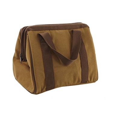 Imagem de Fit & Fresh Lancheira masculina Big Phil isolada com bolsa de gelo, marrom