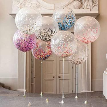 Imagem de Confetes Holográficos Metalizados para Balões 50g 3 un