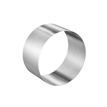 Imagem de CHEFMADE Molde de anel de mousse, 15 cm, redondo, antiaderente, sem costura, aço inoxidável 18/8 para alimentos