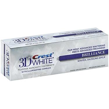 Imagem de Crest Creme Dental Anticavity Fluoreto Vivid Branco 3D - 24 g - Menta Radiante - 3 pk
