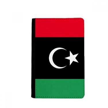 Imagem de Porta-passaporte com bandeira nacional da Líbia para país da África Notecase Burse capa carteira porta-cartão, Multicolor