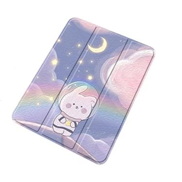 Imagem de CUTTIZ Capa para tablet resistente a quedas e arranhões com textura de seda compatível com iPad Pro 12,9 polegadas 11 polegadas 9,7 polegadas iPad Air 5/4/3/2/1 iPad Mini 4/5/6 iPad 10,2 polegadas (P-10, iPad 10,5 polegadas/Air3)