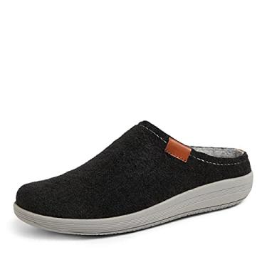 Imagem de Dearfoams Tênis feminino original Comfort Gianne Mule, preto, 38, Malha preta, 38