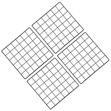 Imagem de Kit Memory Board Tela Painel 30x30cm - 4 Unidades