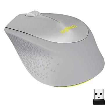 Imagem de Logitech Mouse sem fio M330 SILENT PLUS, 2,4 GHz com receptor nano USB, rastreamento óptico de 1000 DPI, bateria de 2 anos de duração, compatível com PC, Mac, laptop, Chromebook - cinza
