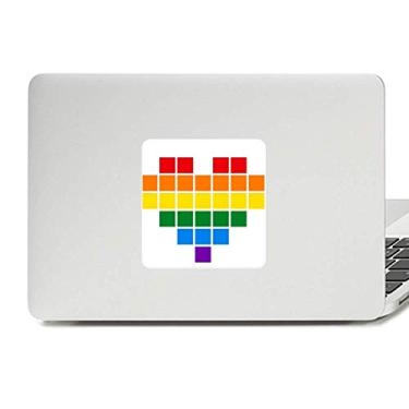 Imagem de Rainbow Gay Lésbica Pequena Caixa Coração LGBT Decalque Vinil Paster Laptop Adesivo Decoração PC