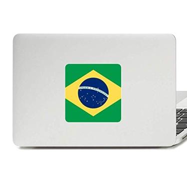 Imagem de Adesivo de vinil Paster Laptop Bandeira Nacional do Brasil América do Sul Decoração de PC