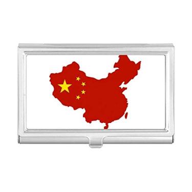 Imagem de Porta-cartões de visita com a bandeira nacional feita na China
