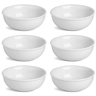 Imagem de 6 Tigela Porcelana 650ml Cumbuca Porcelana Caldo Sopa