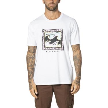 Imagem de Camiseta Billabong Crayon Wave II WT23 Masculino Branco