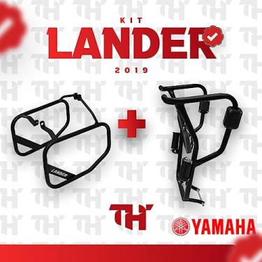 Imagem de Protetor Carenagem Motor + Afastador Alforge Xtz 250 Lander 2019 Em diante