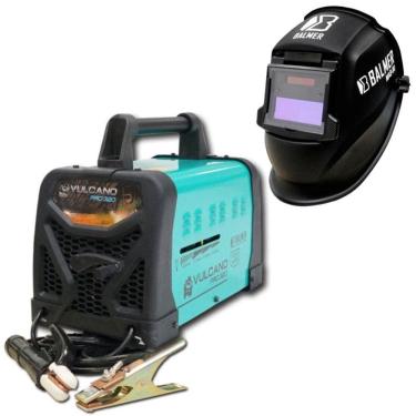 Imagem de Solda Transformador Vulcano PRO 320 250A 9,7 KVA 110/220V + Máscara Automática MAB-90 BALMER