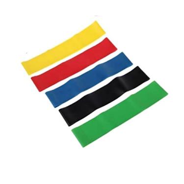 Imagem de Kit Faixa Elástica Band Extensor 5 Níveis Resistance Belt