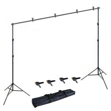 Imagem de Suporte/Tripé Com Bag P/Fundo Infinito/Chroma Key,2,8 X 3,0M