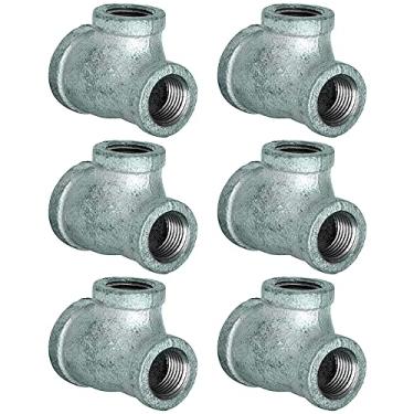 Imagem de Everflow GMRT2018 2" x 1-1/2" x 1-1/4" Tee redutor galvanizado maleável