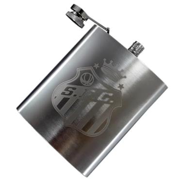 Imagem de Cantil de Whisky Cachaça Vodka Gin Conhaque Pitu Vinho Aperitivo Inox Personalizado 198ml 7Oz Portátil de Bolso Bebida