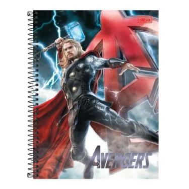 Imagem de Caderno Espiral Marvel Avengers Thor 200 Folhas Da Tilibra