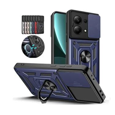 Imagem de Capa Case Capinha Anti Impacto Ring Luxo Xiaomi Redmi Note 13 Pro 4g (Azul)