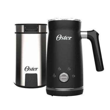 Imagem de Kit Moedor De Café Inox E Espumador De Leite Oster - 127v 127v