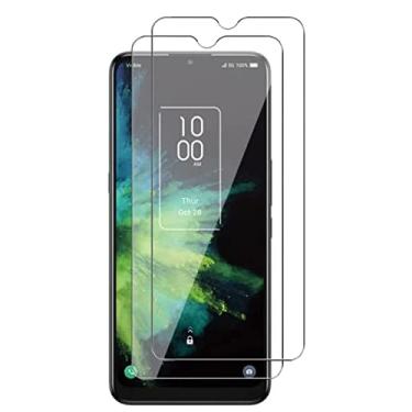 Imagem de UPONEW Protetor de tela de vidro temperado TCL 20A 5G - [Pacote com 2] Protetor de tela de vidro temperado Frontier Protector para TCL 20A 5G