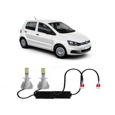 Imagem de Par Lampada Super Led H3 Fox 2003 até 2009 - Tiger Auto