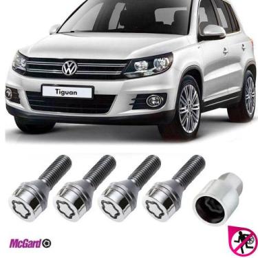 Imagem de Kit Parafuso Trava Antifurto Roda Vw Tiguan Tsi Fsi Original - MCGARD
