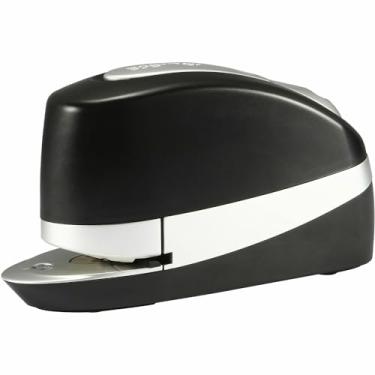 Imagem de Bostitch Office Grampeador elétrico executivo de 20 folhas Impulse – resistente, sem atolamento de confiança garantida por, (20SUITE-BLK), preto/prata