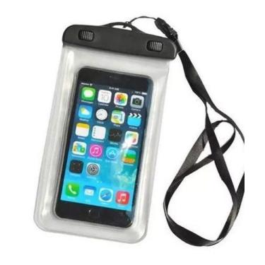 Imagem de Capa Bolsa A Prova D'Água Proteção Chuva Mergulho Smartphone - Produto