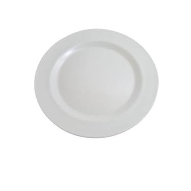 Imagem de Prato Redondo Melanina Branco refeição festa 22cm kit 30un -  ARCÓLOR