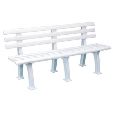 Imagem de Banco de jardim montavel de plastico tramandai branco - TRAMONTINA