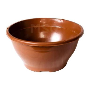 Imagem de 10 Vaso plastico Cuia 21 flores e plantas volume 2 Litros  Coloridas c