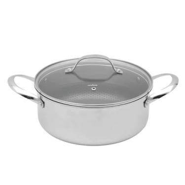 Imagem de Panela Inox 24cm Antiaderente Cerâmica Tripla Isa Scherer - Mimo Style