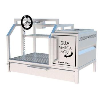 Imagem de Churrasqueira Parrilla Profissional Premium 80x60cm  ALVENARIA - HOTBO