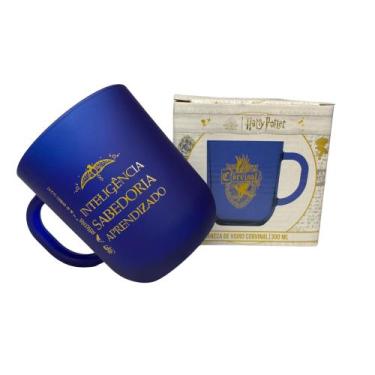 Imagem de Caneca de Vidro Harry Potter - Grifinória - Allmix, Azul