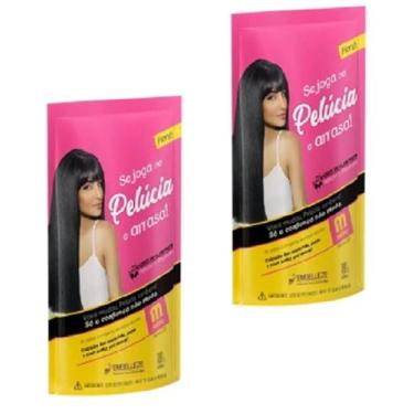 Imagem de Hene em Gel Pelucia 180gr Preto Medio (Preto Natural) Pouch Embelleze,