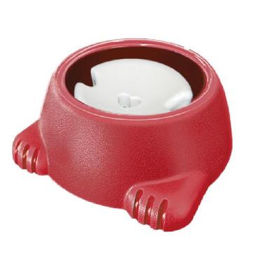 Imagem de Bebedouro Furacao Pet Glamour Pelos Longos Vermelho 1L - Furacão Pet